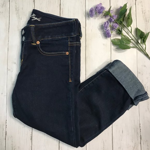 American Eagle Outfitters Denim - American Eagle Artist Cropped Jeans Size 4